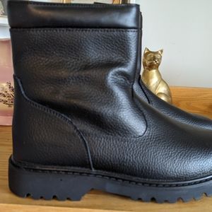 New Black men's Denver Hayes winter boots size 10
